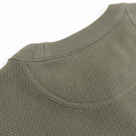 Filson Waffle Knit Thermal Crewneck Shirt Mens XS Long Sleeve Mossy Rock Green - Picture 11 of 16